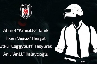 Beşiktaş PUBG'De E-SPORTS Takımını Çıkarttı