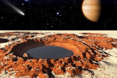 Mars'ta Gerçekten Hayat Olabilir Mi? 20 Kilometre Çaplı Göl Bulundu.