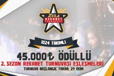 ZULA 2. Sezon Rekabet Turnuvası Başlıyor