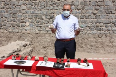 Diyarbakır'da 782 adet 1. Dünya Savaşına ait el bombası bulundu