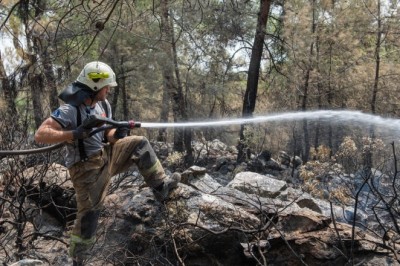 “Yangını kesmeseydik Bodrum’a kadar giderdi”