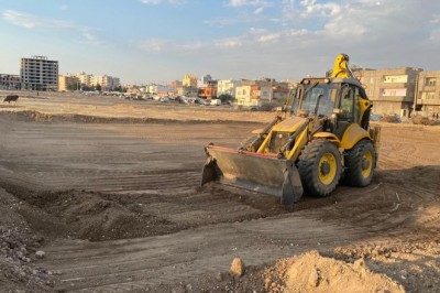 Nusaybin Kapalı Semt Pazarı Projesi çalışmalarında ilk adım atıldı