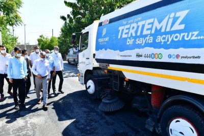 Başkan Çınar, temizlik çalışmalarını inceledi