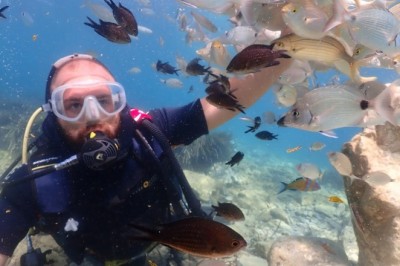 Kuşadası su altı zenginliğiyle dalış tutkunlarını cezbediyor