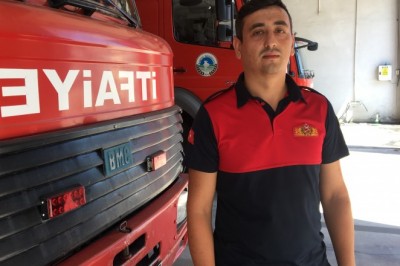 Ormanda kaybolan kız çocuklarını bulan itfaiye eri o anları anlattı