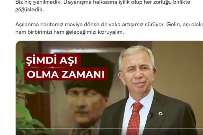 Ankara Büyükşehir Belediye Başkanı Yavaş’tan aşı çağrısı: “Aşı olmayı ihmal etmeyelim”