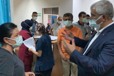 Burdur Devlet Hastanesinde sağlık çalışanları darp edildi