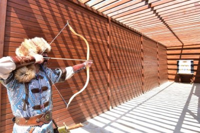Ahlat’taki Malazgirt kutlamalarında okçuluk sporuna büyük ilgi