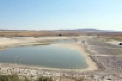 Sulama göletinde su kalmayınca balıkçılar akın etti