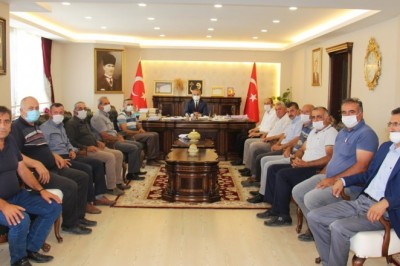 Köy muhtarlarından sel bölgesine 41 bin lira bağış