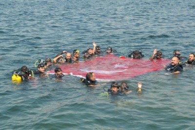Erdek’te engelliler için 'Zafer Dalışı'