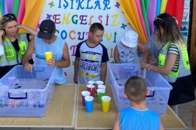 Samsun'da down sendromlu çocuklar için eğlenceli kamp