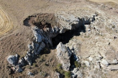 Gizemli mağara da kuraklıktan nasibi aldı