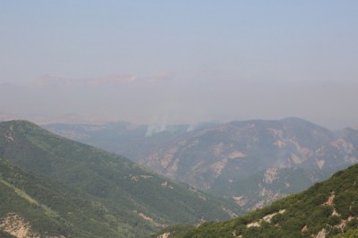 Tunceli’deki yangınlara karadan ve havadan müdahale sürüyor