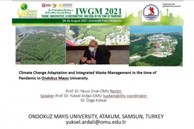 OMÜ'nün çalışmaları ve planları dünya üniversiteleriyle paylaşıldı