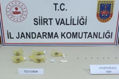 Siirt’te uyuşturucu madde ele geçirildi