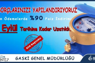 GASKİ yapılandırma süresinde uzatmaya gitti