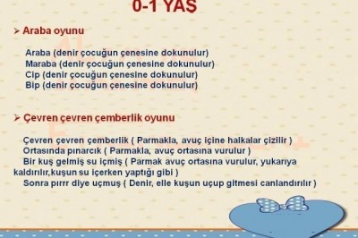 0-1 Yaş Arasındaki Çocuklarla Evde Oynanabilecek Eğitici ve Eğlenceli Oyunlar