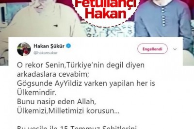 FETÖ Firarisi Hakan Şükür'ün Mesajına Sosyal Medyadan Büyük Tepki