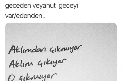 20 Ekim Gecesinin Gündem Başlığı #GeceyeBirsözBirak 'a Atılan Ve En Beğenilen Tweetler