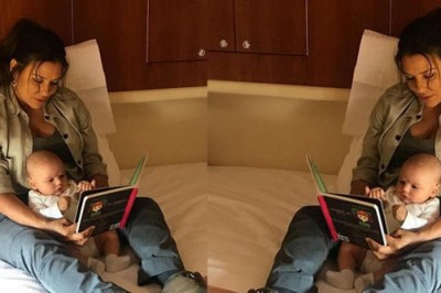 Eva Longoria'dan Minik Bebeğimle Kitap Keyfi Paylaşımı