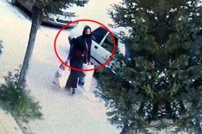 Gündüz Vakti Hırsızlık İçin Girdiği Evde Perdeleri Çaldı