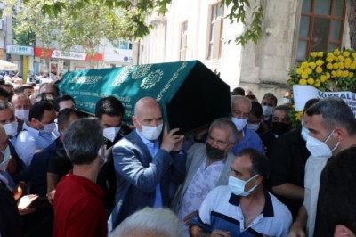 Bakan Süleyman Soylu’nun amcası son yolculuğuna uğurlandı