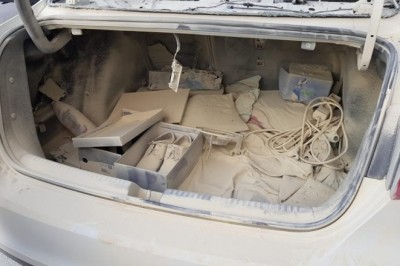 Gaz kaçıran piknik tüpü sigaranın ateşlenmesiyle bomba gibi patladı