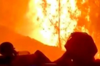 Orman ekiplerinin alevlerin arasında ölümle burun buruna geldiği anlar