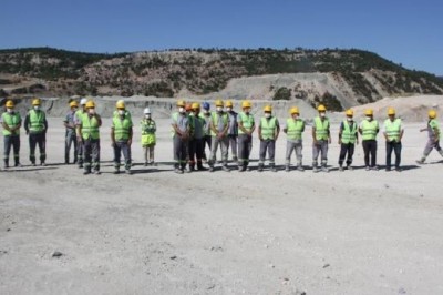 Emet'te maden kazası tatbikatı
