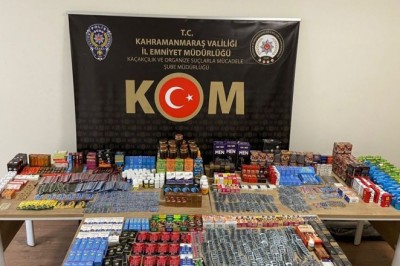 Kahramanmaraş'ta cinsel içerikli ürün operasyonu