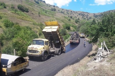 4 kilometrelik asfalt çalışması tamamlandı