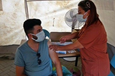 Yüksekovalılar 'Mavi' kategoride kalmak için aşılarını yaptırmaya devam ediyor