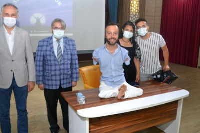 Engelli milli yüzücü Sefa Yurtkölesi’nden söyleşi