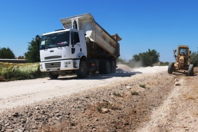 Akçakale’de yeni yol çalışması