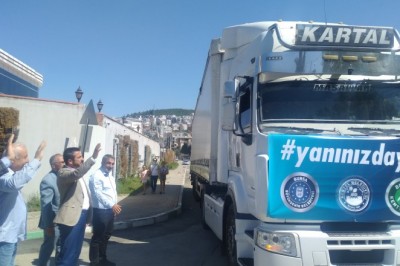 Bursa yardımda yarışıyor