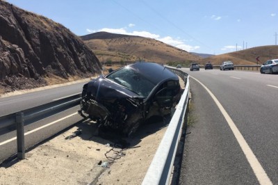 Elazığ’da trafik kazası: 1 ağır yaralı