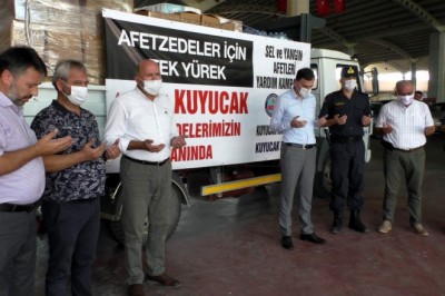 Kuyucak’tan sel bölgelerine gıda desteği