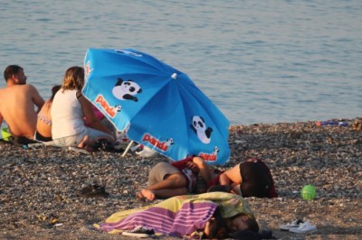 Dünyaca ünlü sahil açık hava oteline döndü