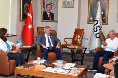 Kayseri Milletvekili Arık ve İl Başkanı Özer, Başkan Nursaçan’ı ziyaret etti