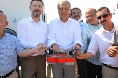 Suluova’da içme suyu arıtma tesisinin temeli atıldı