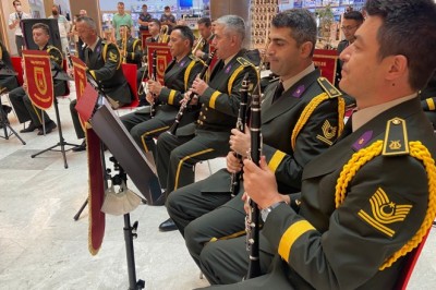 Afyonkarahisar’da TSK bando takımı konser verdi