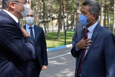 Vali Okay Memiş, Sri Lanka Büyükelçisini ağırladı