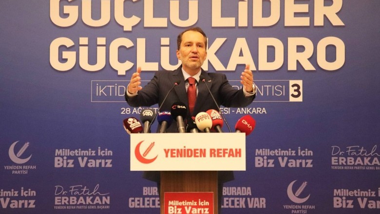 Yeniden Refah Partisi Genel Başkanı Erbakan: “ABD’nin niyeti bozuk olduğundan, ellerini sürdükleri her nokta perişan oluyor”