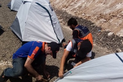 Diyarbakır'ın gökyüzüne açılan gizemli penceresi Zerzevan Kalesin'de gözlem hazırlığı