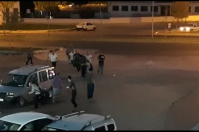 Gaziantep’te silahlı kavga anları kamerada