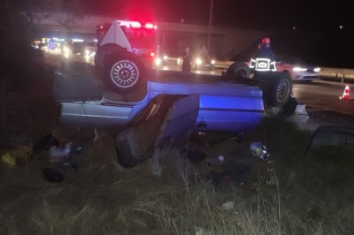 Kırıkkale'de otomobil devrildi: 6 yaralı