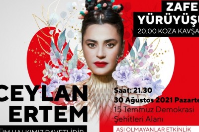 Turgutlu, Zafer Bayramını Ceylan Ertem ile kutlayacak